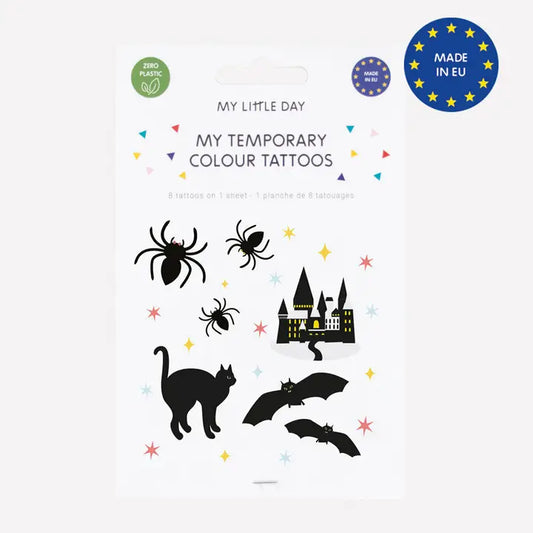Halloween Temporary Tattoos - Coloured