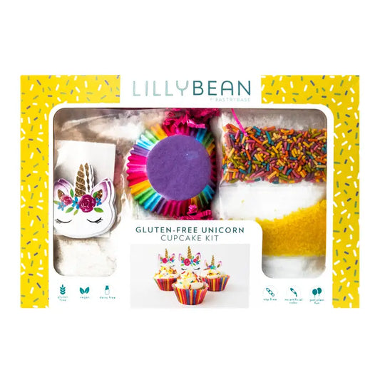 Gluten-Free Unicorn Cupcake Baking Kit (Vegan)
